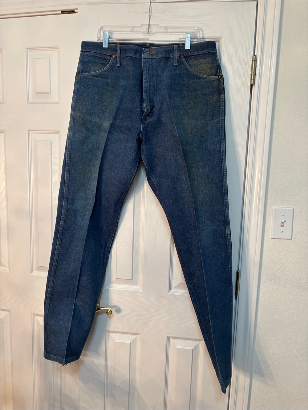 Wrangler Men's Indigo Slim Straight Jeans